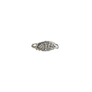 Football Shaped Filigree Pearl Clasp – Small