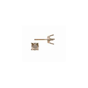 Heavy 4 Prong Stud with Threaded Post