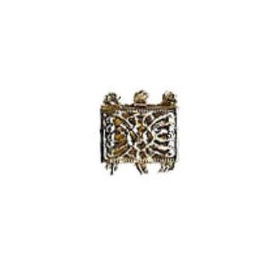 Rectangular Shaped Filigree Pearl Clasp for 3 Strands