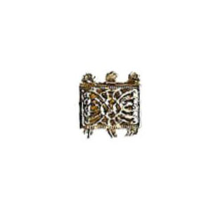 Rectangular Shaped Filigree Pearl Clasp for 3 Strands