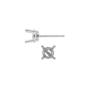 Standard 4 Prong Double Gallery Earring