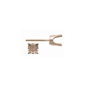Standard 4 Prong Stud with Threaded Post