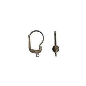 Medium French Back with Spring, Round Disc and Ring