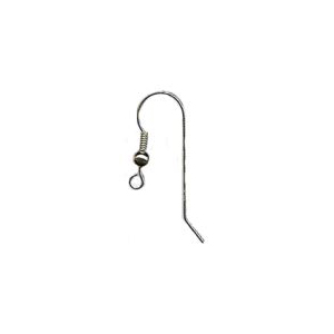 Shepheard Hook with Twisted Wire End and Bead