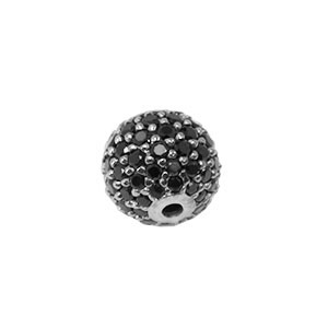 Bead with Stones (black)